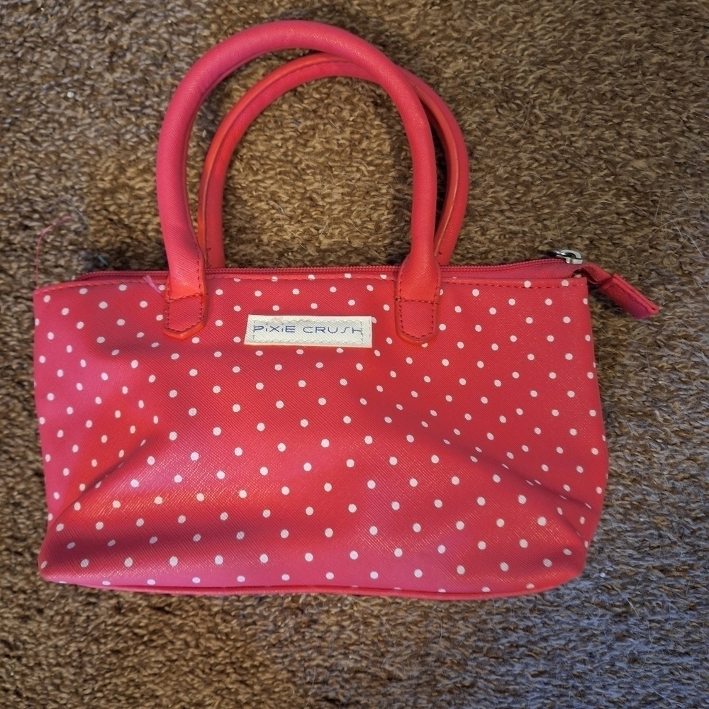 Pixie Crush Pink Polka Dot Small Purse